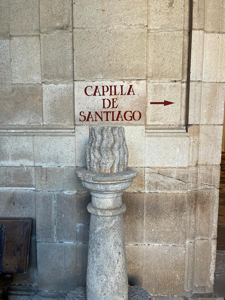 What better place to start than in the Chapel of Santiago!