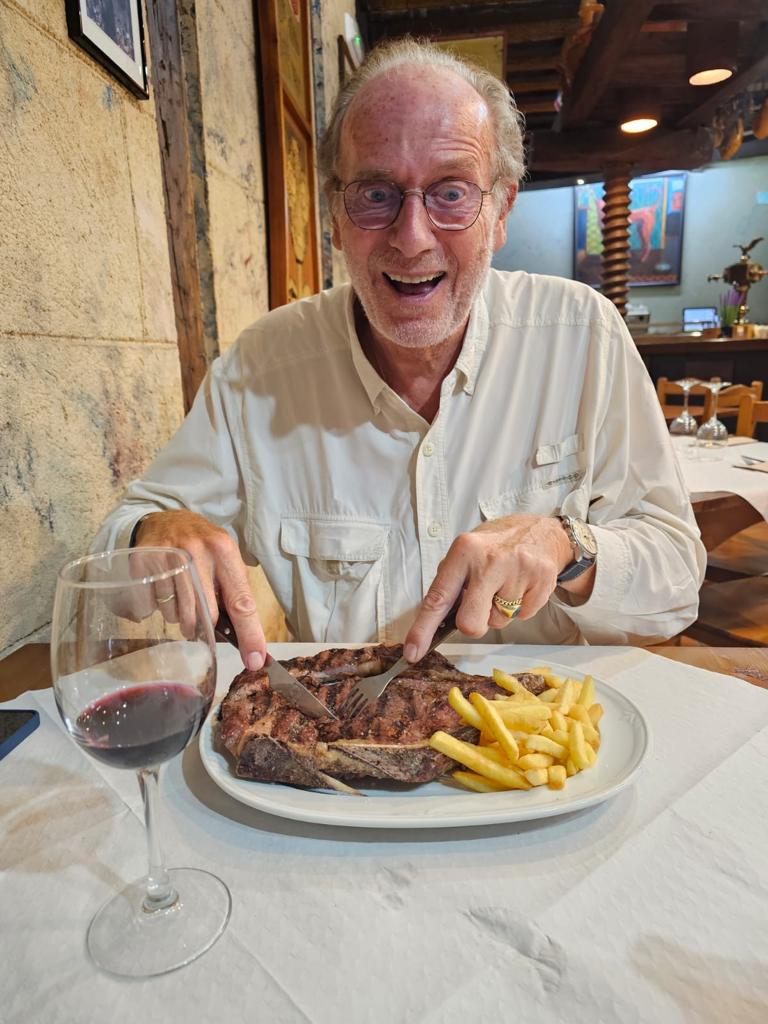 Half a cow on my plate!