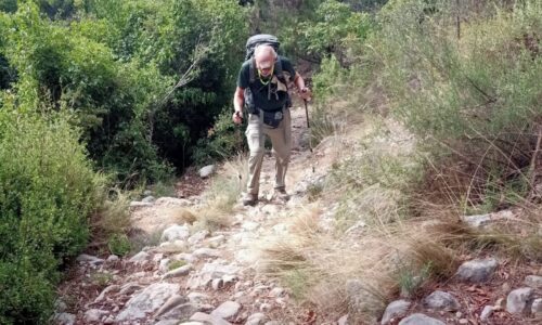Climbing towards Montserrat
